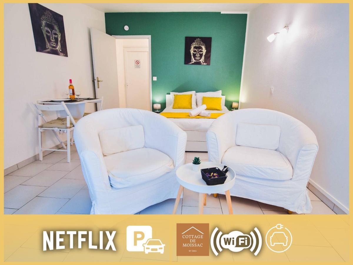 Apt T1 Cosy Et Ambiance Zen "Cottage De Moissac" Eksteriør billede